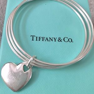 Tiffany & Co. Triple Bangle with Heart